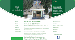Desktop Screenshot of hotel-am-hechenberg.de